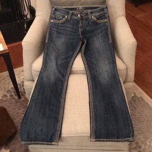 Ladies suki 17 Surplus Silver jeans 30/33